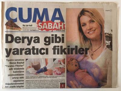 Sabah Gazetesi Cuma Eki 18 Kasım 2005 - Derya Baykaldan Yaratıcı Fikirler Kitabı GZ20784 - 1