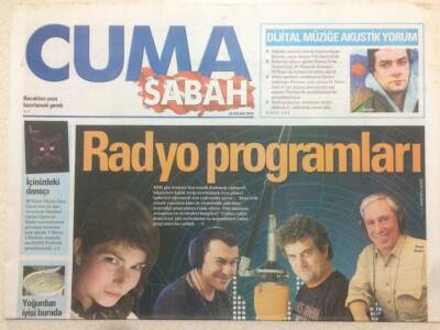 Sabah Gazetesi Cuma Eki 24 Nisan 2009 - Radyo Parogramları GZ50721 - 1