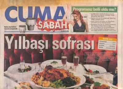Sabah Gazetesi Cuma Eki 26 Aralık 2008 - Elveda Divan Oteli - Flamenko Ayakkabısı Sokakta GZ119603 - 1