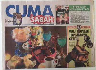 Sabah Gazetesi Cuma Eki 26 Eylül 2008 - UzunKöprüde Bağ Bozumu , Bayram İkramları Kare asları GZ26963 - 1