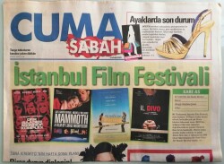 Sabah Gazetesi Cuma Eki 3 Nisan 2009 Nilin Şarkıları Su Yüzüne Çıktı -GZ44060 - 1