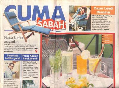 Sabah Gazetesi Cuma Eki 7 Temmuz 2006 - Prens Adaları Hareketlendi - En Sağlıklı İçecekler GZ96054 - 1