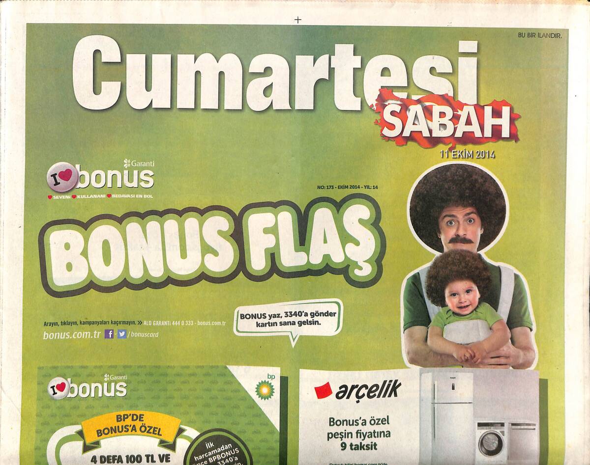Sabah Gazetesi Cumartesi Eki 11 Ekim 2014 - Mustafa Sandal 'Artık Her Şey Daha Kıymetli' GZ160021 - 1