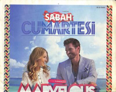 Sabah Gazetesi Cumartesi Eki 11 Mayıs 2013 - Bir Zamanlar İstanbulda Tuncel Kurtiz , Fatma Girik , Türkan Şoray , Hülya Koçyiğit GZ105945 - 1