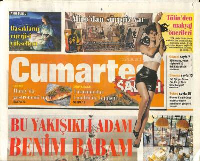 Sabah Gazetesi Cumartesi Eki 13 Eylül 2014 - Mozart Gecesinde Kucaklaşma GZ116466 - 1