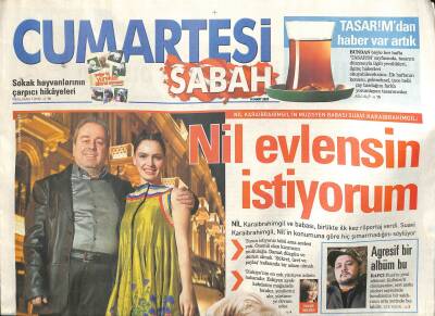 Sabah Gazetesi Cumartesi Eki 14 Mart 2009 - Suavi Karaibrahimgil Nil Evlensin İstiyorum GZ116321 - 1