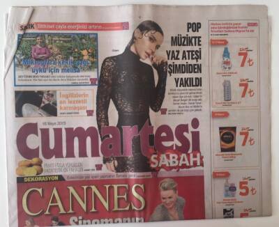 Sabah Gazetesi Cumartesi Eki 16 Mayıs 2015 - Pop Müzikte Yaz Ateşi Şimdiden Yakıldı Gülşen Bangır Bangırla İlk Sırayı Aldı GZ20901 - 1