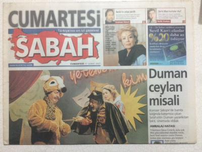 Sabah Gazetesi Cumartesi Eki 17 Şubat 2001 - Hulki Cevioğlunun Kabuğunu Biz Kırdık GZ23585 - 1