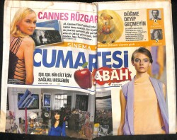 Sabah Gazetesi Cumartesi Eki 19 Mayıs 2012 - Bülent Ersoyla Dizi Seyredelim - Cannes Rüzgarı GZ100270 - 2