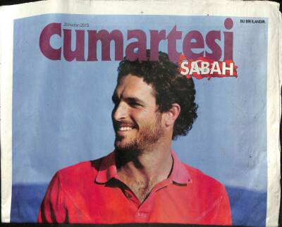 Sabah Gazetesi Cumartesi Eki 20 Haziran 2015 - Ebru Gündeş Parti Kızıyken Anneliğe Geçiş Yaptım GZ100369 - 1