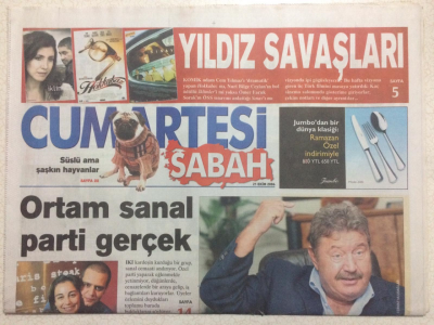 Sabah Gazetesi Cumartesi Eki 21 Ekim 2006 - Mehmet Ali YılmazKafayı Çatlattım GZ23588 - 1