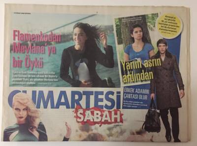 Sabah Gazetesi Cumartesi Eki 22 Ekim 2011 - Yarım Asrın Ardından Erkek Adamın Çantası Olur GZ20161 - 1