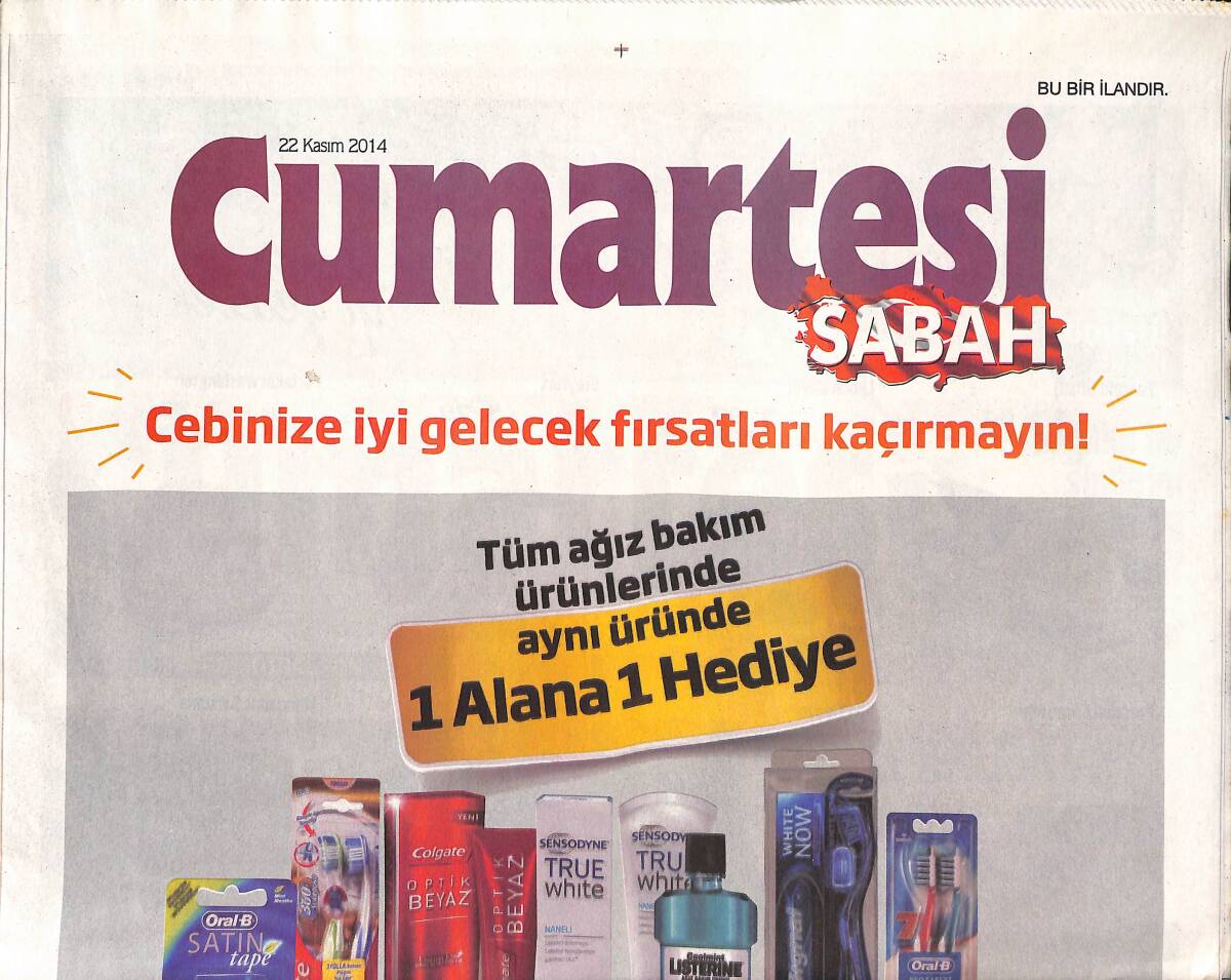 Sabah Gazetesi Cumartesi Eki 22 Kasım 2014 - Karışık Kasetin Romantik İkilisi Sarp Apak Ve Özge Özpirinçci GZ134998 - 1