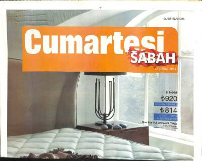 Sabah Gazetesi Cumartesi Eki 22 Şubat 2014 - Yeşim Salkım Benim Dengim Hakanmış GZ101221 - 2