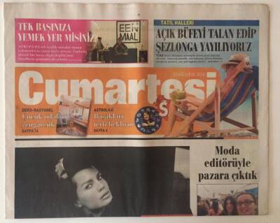 Sabah Gazetesi Cumartesi Eki 23 Ağustos 2014 - Ebru Şallı İle Röportaj GZ31430 - 1
