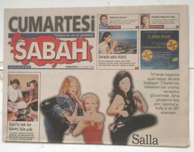 Sabah Gazetesi Cumartesi Eki 25 Kasım 2000 - Suçluluğun Romanıdır - Leyla İpekçi GZ8628 - 1