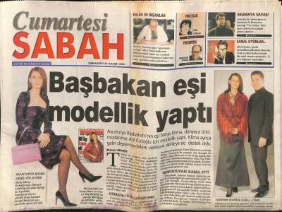 Sabah Gazetesi Cumartesi Eki 27 Kasım 1999 - Reyting Hamdide Erbil Kahkahası GZ116180 - 1