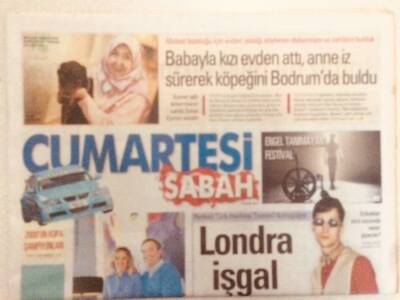 Sabah Gazetesi Cumartesi Eki 27 Mart 2010 - Londra İşgal Altında GZ40265 - 1