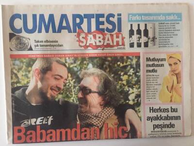 Sabah Gazetesi Cumartesi Eki 28 Mart 2009 - Osman Sınav Ve Oğlu Birlikte Röportaj Verdi GZ22386 - 1