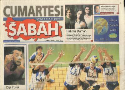 Sabah Gazetesi Cumartesi Eki 3 Mart 2001 - Nefret Edilen Kadın Yasemin Alkaya GZ115759 - 1