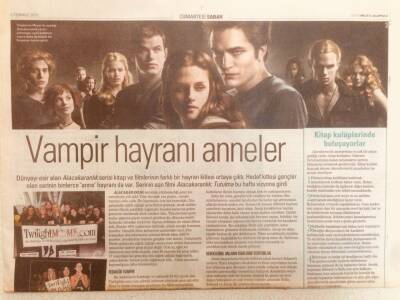 Sabah Gazetesi Cumartesi Eki 3 Temmuz 2010 - Vampir Hayranı Anneler GZ40274 - 1