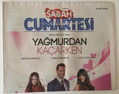 Sabah Gazetesi Cumartesi Eki 30 Mart 2013 - Justintin Timberlake Müziğe Döndü GZ22950 - 1