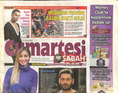 Sabah Gazetesi Cumartesi Eki 31 Ekim 2015 - Ozan Akbaba Kendimden Emindim , Başarı Geldi Beni Buldu GZ105812 - 1