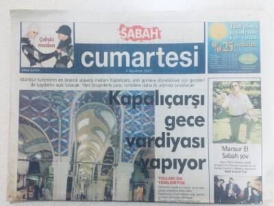 Sabah Gazetesi Cumartesi Eki - 4 Ağustos 2001 - Ayşe Hatun Önala Sert Sorular GZ40541 - 1
