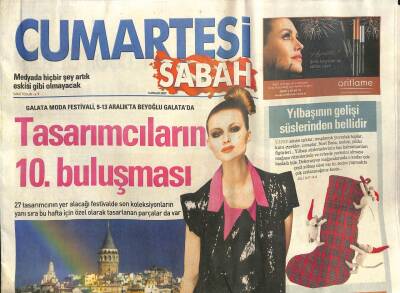 Sabah Gazetesi Cumartesi Eki 5 Aralık 2009 - Reklamcı Ali Taranın İlk Filmi , Haftaya Vizyonda GZ100869 - 1