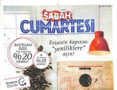 Sabah Gazetesi Cumartesi Eki 5 Ekim 2013 - Hello Kittynin Erkek Arkadaşını Bulduk GZ113205 - 1