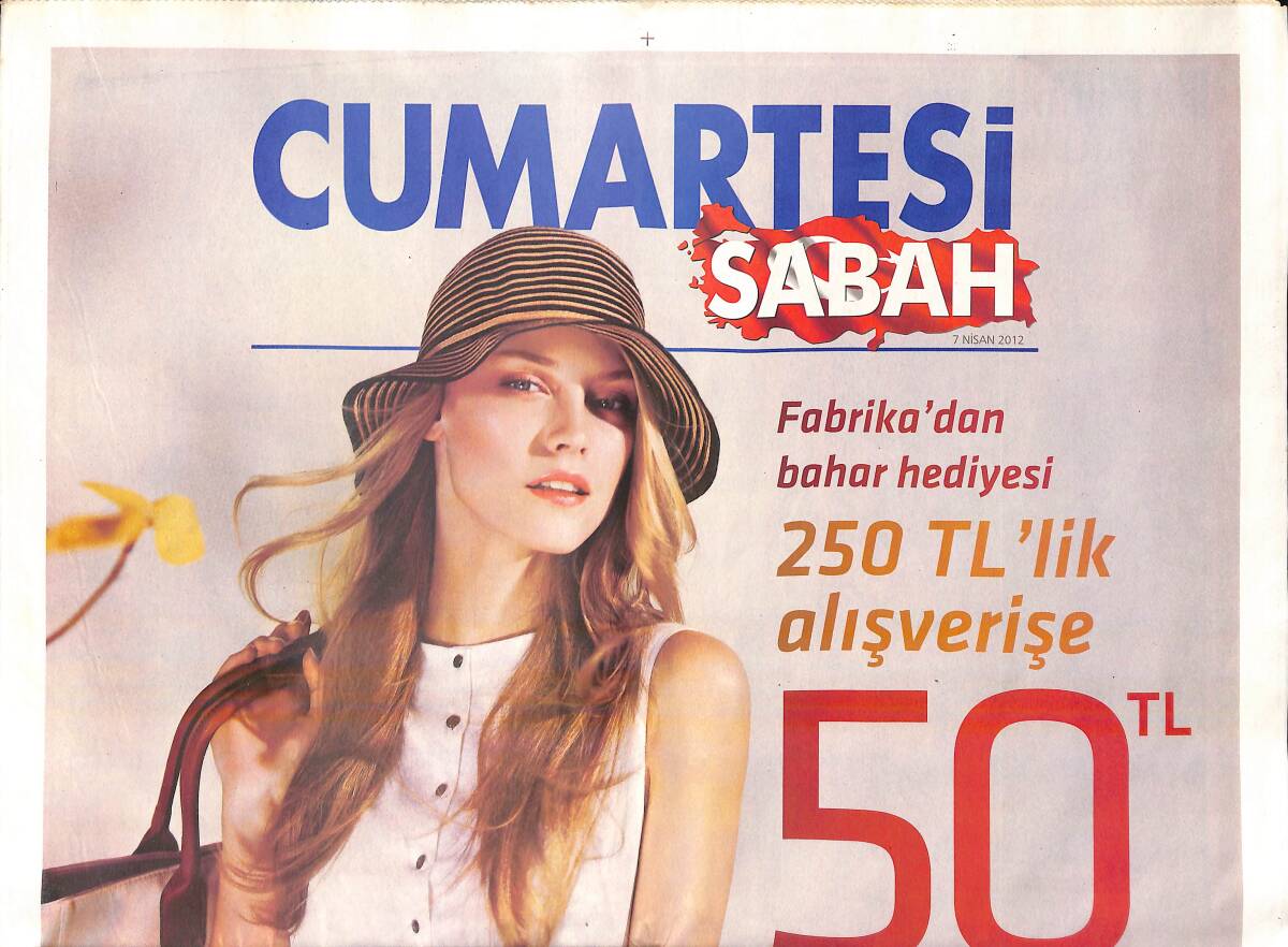Sabah Gazetesi Cumartesi Eki 7 Nisan 2012 - Givenchy'den Nişantaşı'na Moda Transferi GZ159812 - 1