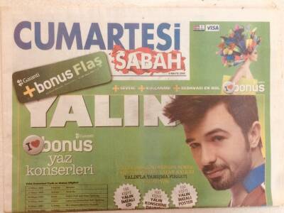 Sabah Gazetesi Cumartesi Eki 9 Mayıs 2009 - Bir Ömre Sığacak Serüven GZ40270 - 1