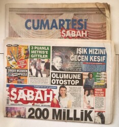 Sabah Gazetesi Cumartesi Eki İle 24 Eylül 2011 - Sabancıya Clinton Ödülü GZ7200 - 1
