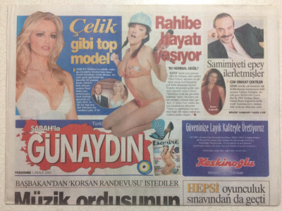 Sabah Gazetesi Günaydın Eki 1 Aralık 2005 - İbrahim Tatlıses, Orhan Gencebay Ve Sezen Aksu Müzik Birliklerinin Korsanla Mücadelesine Destek Verecek GZ23640 - 1