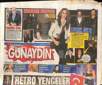 Sabah Gazetesi Günaydın Eki 1 Haziran 2015 - Ronaldodan Dans Eserleri GZ124300 - 1