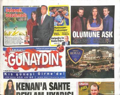 Sabah Gazetesi Günaydın Eki 1 Ocak 2015 - Nebahat Çehre İle Keyifli Bir Sohbet GZ105192 - 1
