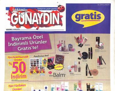 Sabah Gazetesi Günaydın Eki 10 Ekim 2013 - Necati Şaşmaz Baba Oldu - Serdar Ortaçtan 100 Bin Liralık Hüüp ! GZ124981 - 1