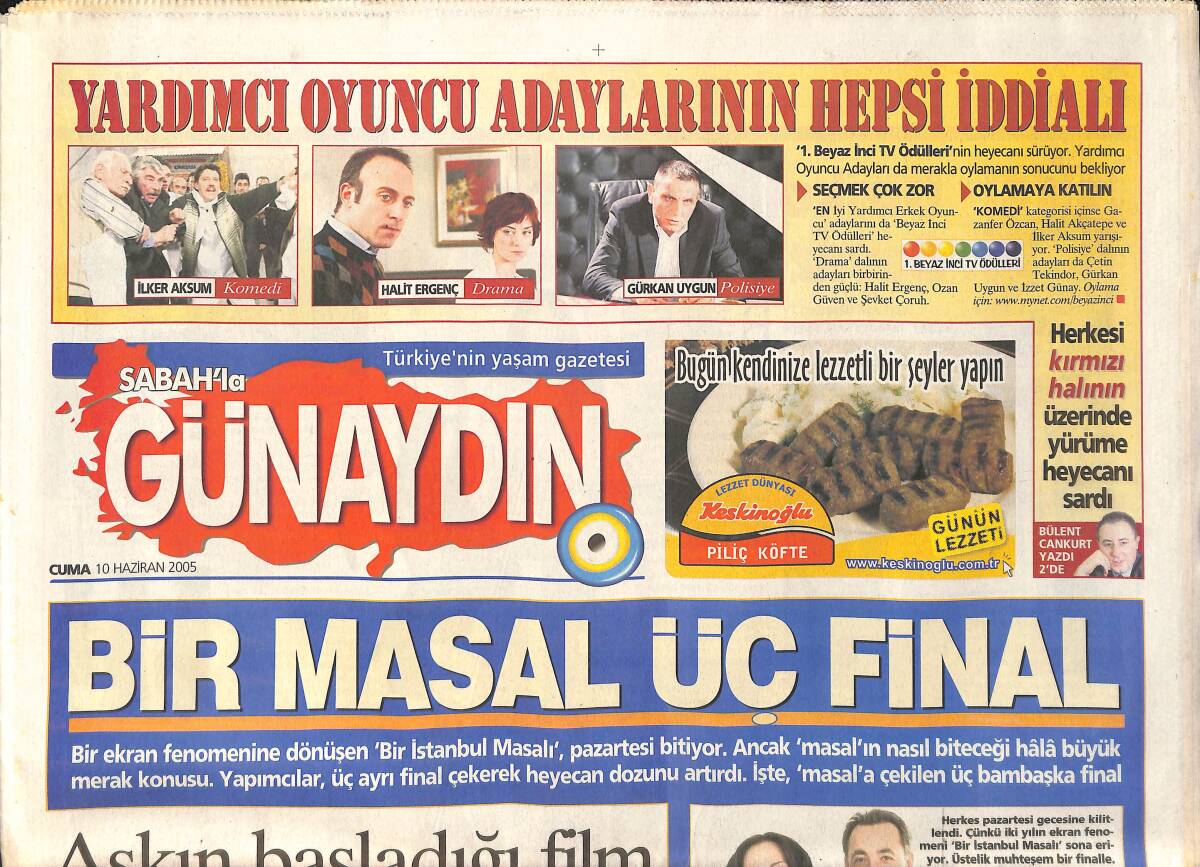 Sabah Gazetesi Günaydın Eki 10 Haziran 2005 - Zeynep Karacan 