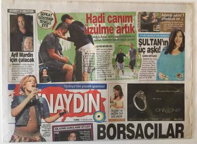 Sabah Gazetesi Günaydın Eki 10 Nisan 2009 - İkiz Bebek Bekleyen Gülben Ergenin Karnı İyice Belirginleşti GZ20720 - 1