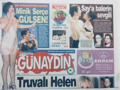 Sabah Gazetesi Günaydın Eki 10 Temmuz 2007 - İngiltere Prensinin Aşkı Bire On Veriyor GZ47652 - 1