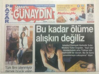 Sabah Gazetesi Günaydın Eki 11 Ocak 2004 - Bu Kadar Ölüme Alışkın Değiliz GZ38031 - 1