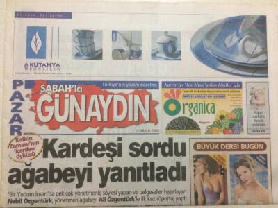 Sabah Gazetesi Günaydın Eki 12 Aralık 2004 - Deli Kız Artık Duruldu GZ47153 - 1