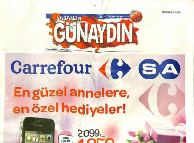 Sabah Gazetesi Günaydın Eki 12 Mayıs 2012 - Erkan Petekkaya İstanbuldan Gidiyorum GZ101213 - 1