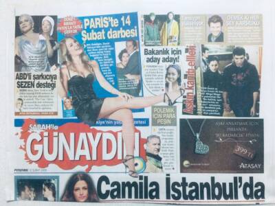 Sabah Gazetesi Günaydın Eki 12 Şubat 2009 - İbrahim Tatlısesten Gerdek Gecesi Taktiği GZ42816 - 1