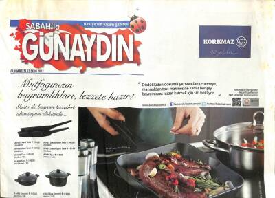 Sabah Gazetesi Günaydın Eki 13 Ekim 2013 - Osmanlıyı Anlatan Ambalajlar - 2021nin İkonları GZ98985 - 1