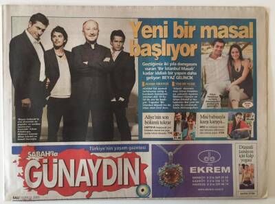 Sabah Gazetesi Günaydın Eki 13 Eylül 2005 - İbrahim Tatlısesden Hülyaya Canlı Yayında Moral GZ20776 - 1