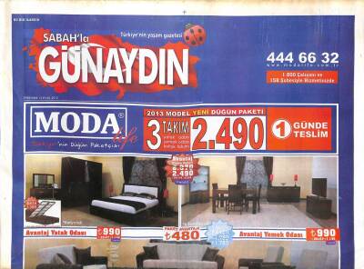 Sabah Gazetesi Günaydın Eki 13 Eylül 2012 - Emrah,Ödülü Almak İçin Gelecek Hafta Kazakistana Gidecek GZ109840 - 1