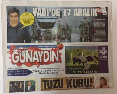 Sabah Gazetesi Günaydın Eki 13 Mart 2014 - 19 Yaşındaki Justin Bieber Ayda 1 Milyon Dolar Harcıyor GZ28081 - 1