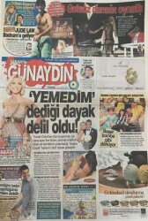 Sabah Gazetesi Günaydın Eki 14 Ağustos 2008-Ece Erken in YemedimDediği Dayak Delil Oldu GZ45430 - 1