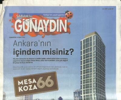 Sabah Gazetesi Günaydın Eki 14 Mart 2015 - Emrahın Eski-Yeni Hali - Tiyatroda Muhteşem Günler GZ123268 - 1
